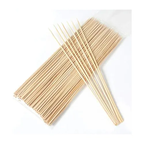 Wooden Skewers for Grilling Kabab Stick | Barbeque Grill Stick (100, 8 Inch)
